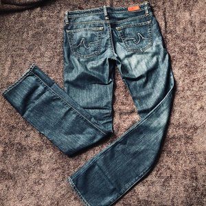 AG Adriano Goldschmied, Low Rise Jeans, Size 28R